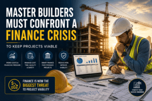 Master Builders Must Confront a Finance Crisis to Keep Projects Viable