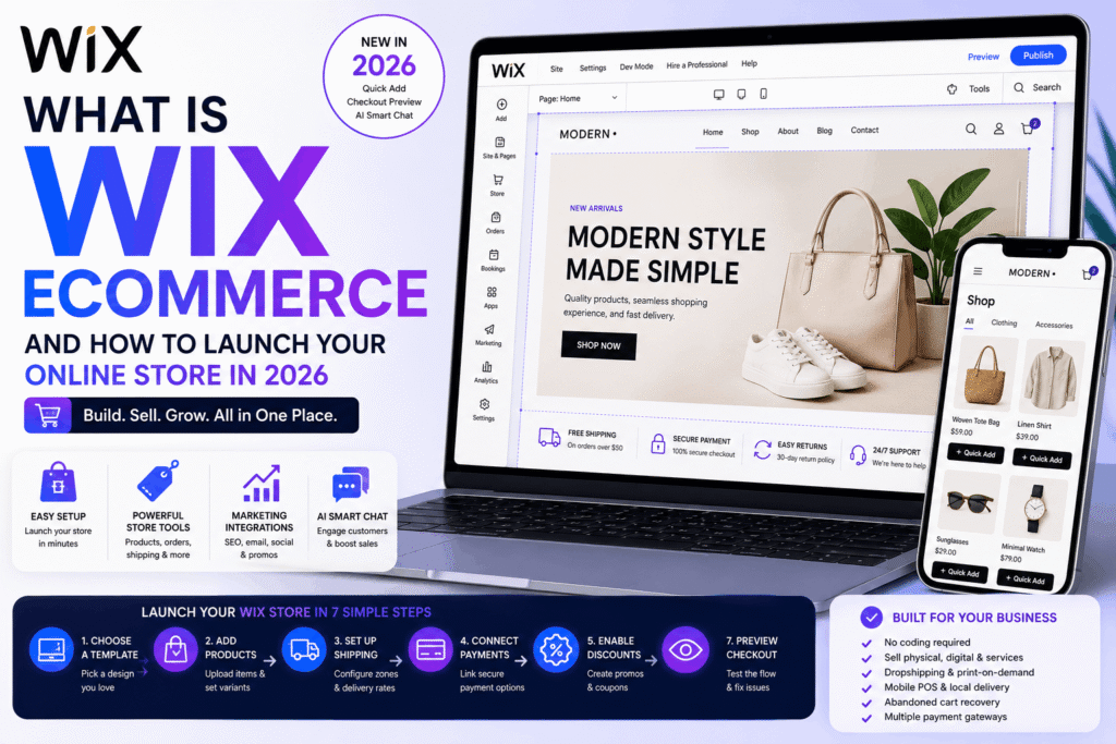 What Is Wix Ecommerce and How to Launch Your Online Store in 2026